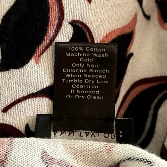 Ann Taylor Knitted Leaf T-Shirt Size L - Picture 4 of 4